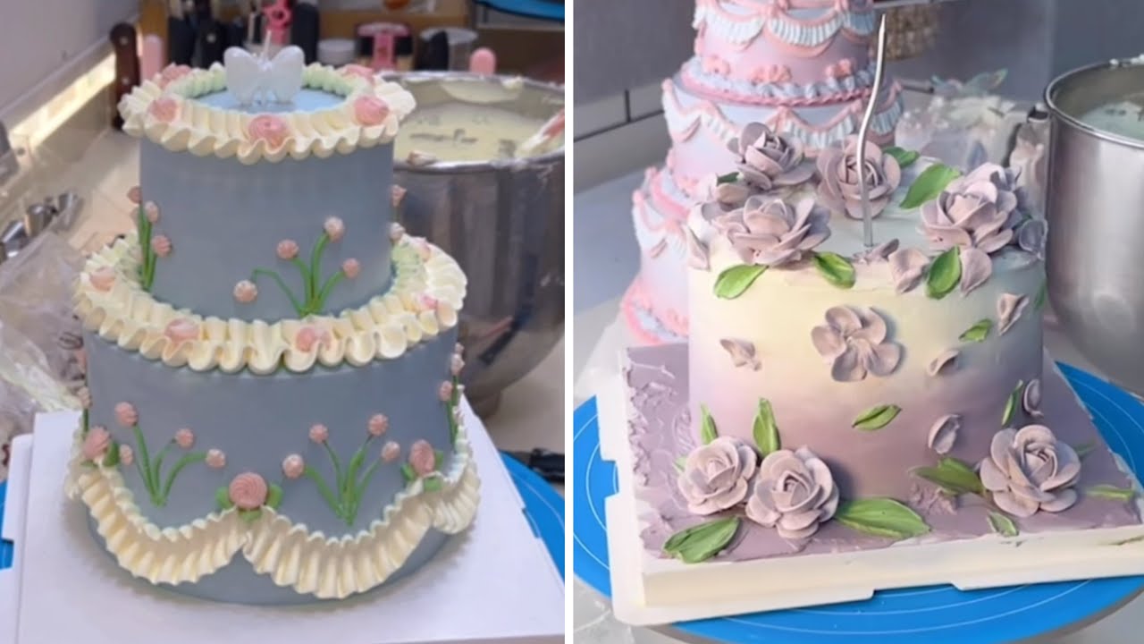 3 Simple & Classic Cake Designs #Cake Decorating Ideas