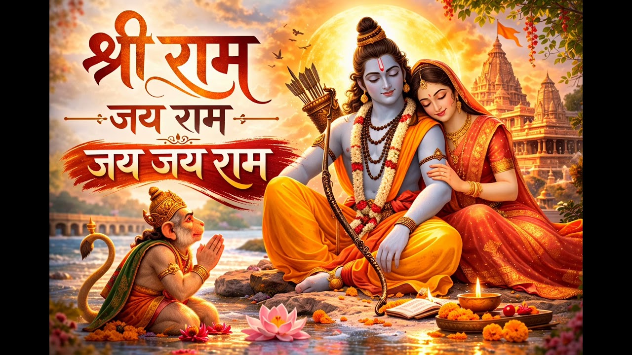  Shree Ram Jai Ram Jai Jai Ram | Powerful Ram Mantra Chanting #morningbhajan #shreeram 