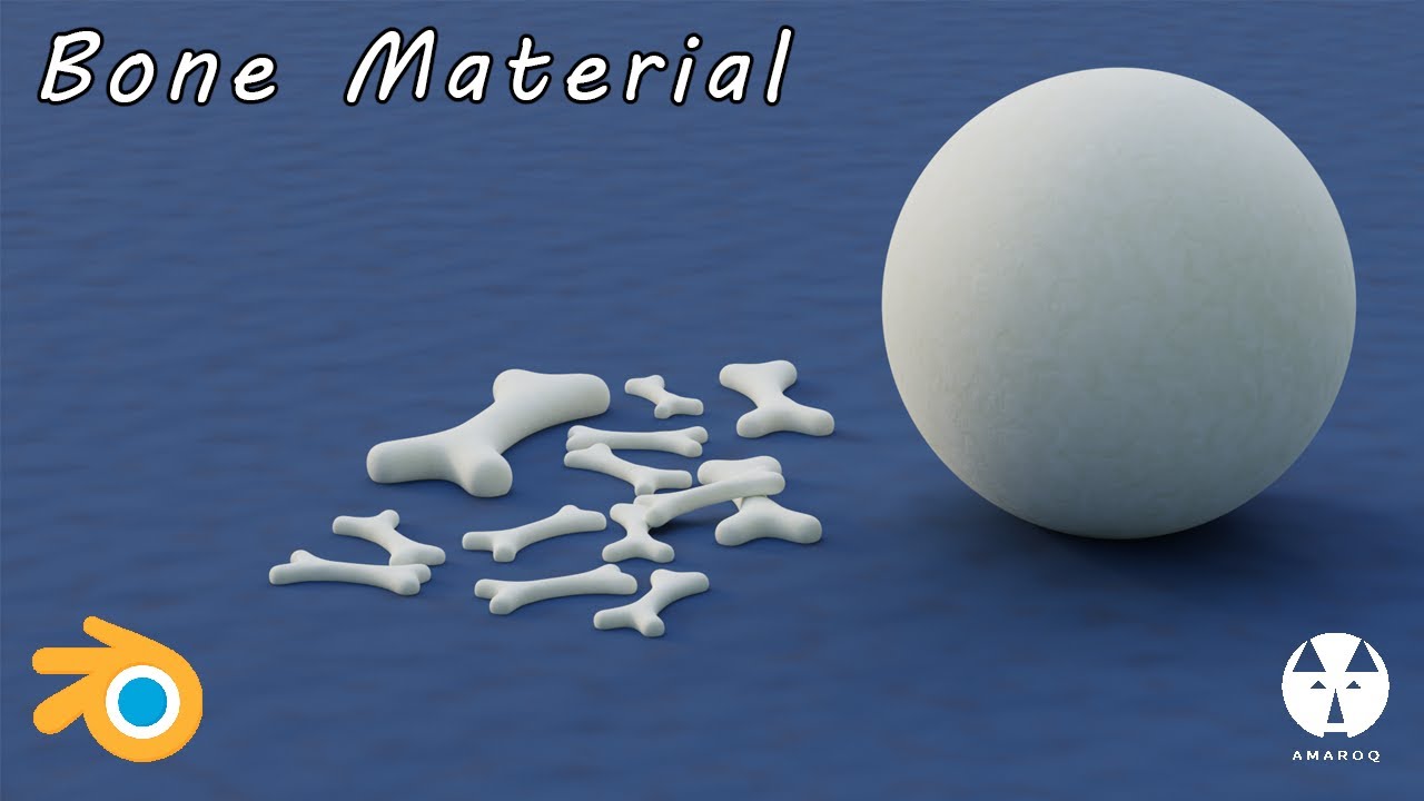 🦴Bone Material | Blender Tutorial