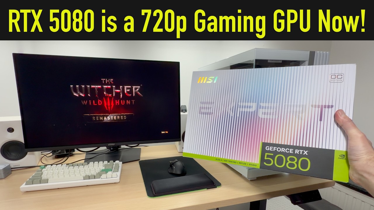 RTX 5080 performance in Witcher 3 Remastered is ABSURD!
