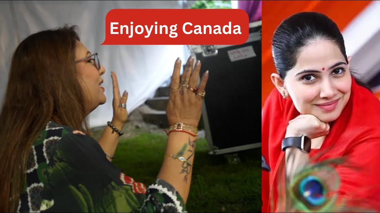 Mumma is loving Canada 🇨🇦 || Jaya Kishori Ji Ka Satsang in Canada