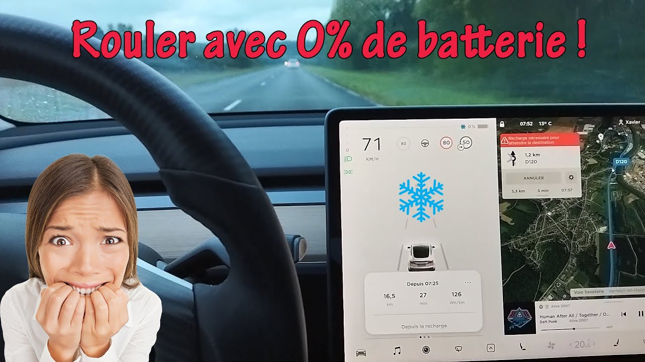 La panne à 0% ? Rouler avec Zero % de batterie, possible ?