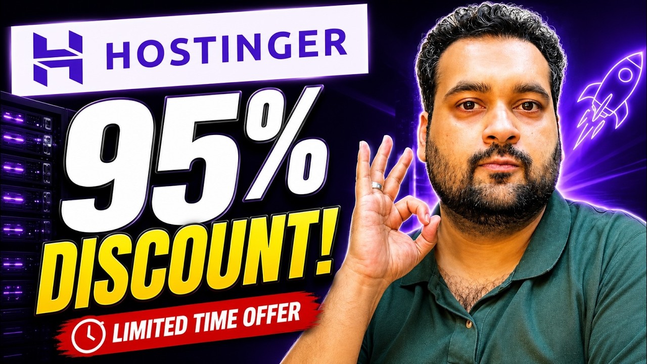 Hostinger Discount Coupon Code 2026 | Save Up To 95% Hosting Deal
