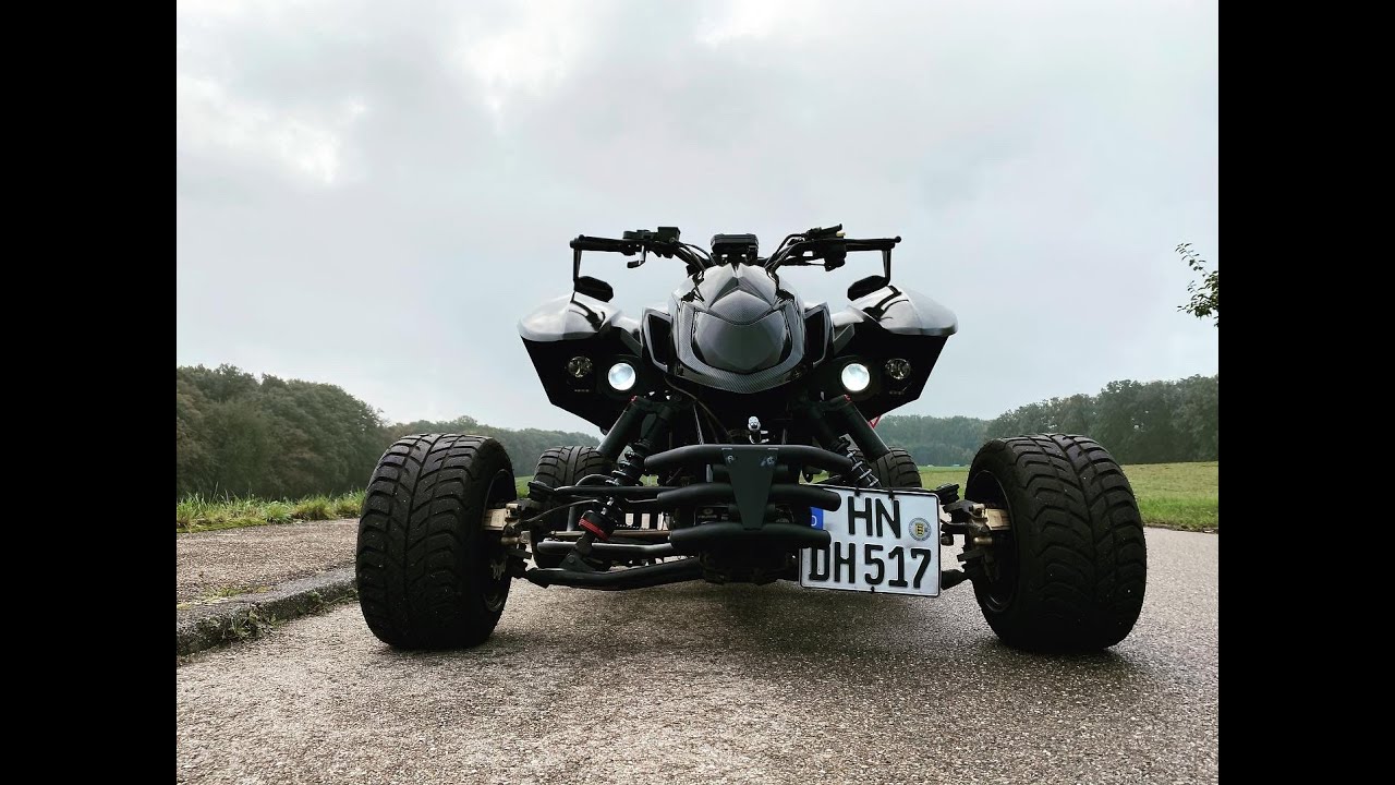 Triton 450 Access 480 Supermoto Quad, Forest Road Part 1 / GPR Powercone / Mikuni / RAW Engine Sound