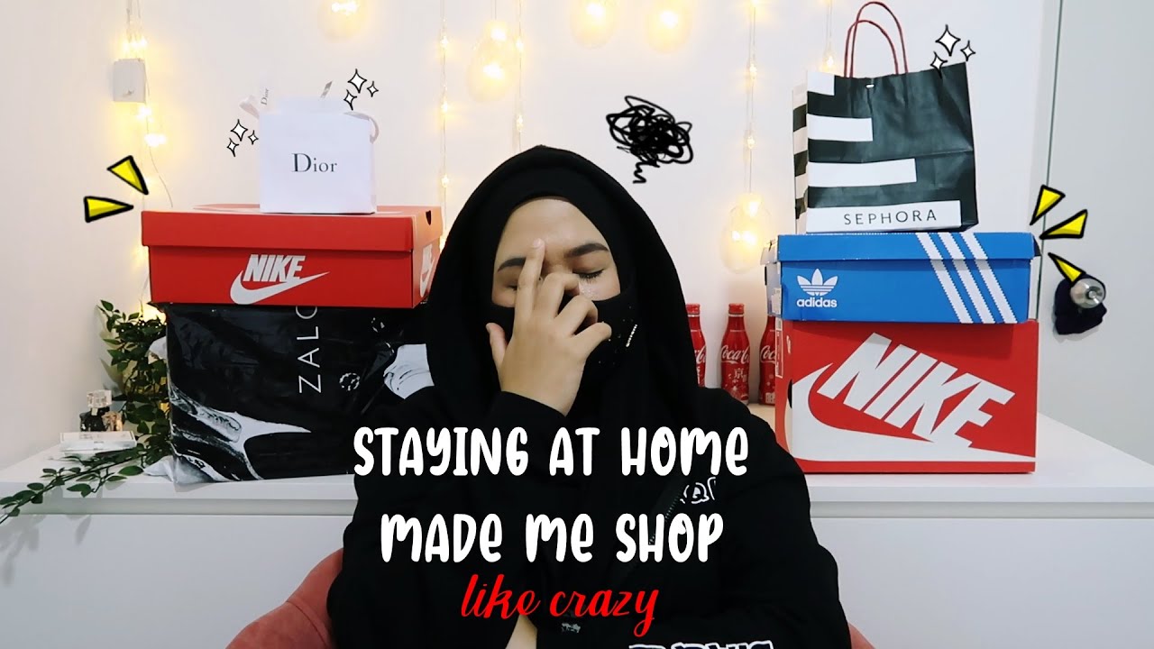 STAYING AT HOME MADE ME SHOP LIKE CRAZY tapi aku ada teka teki eh tibeeee