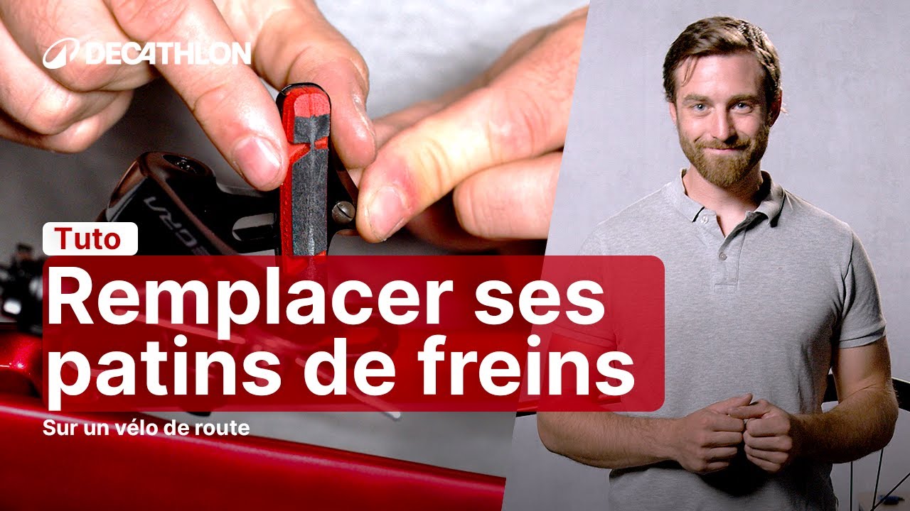 TUTO - Remplacer les patins de freins sur un vélo route 🚴 | Decathlon