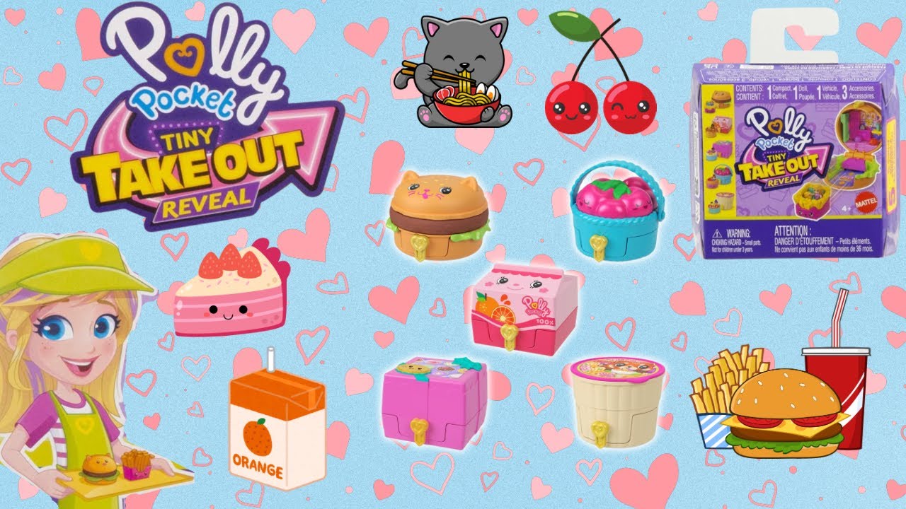 Polly Pocket Tiny Take Out Reveal Mystery Blind Box Unboxing