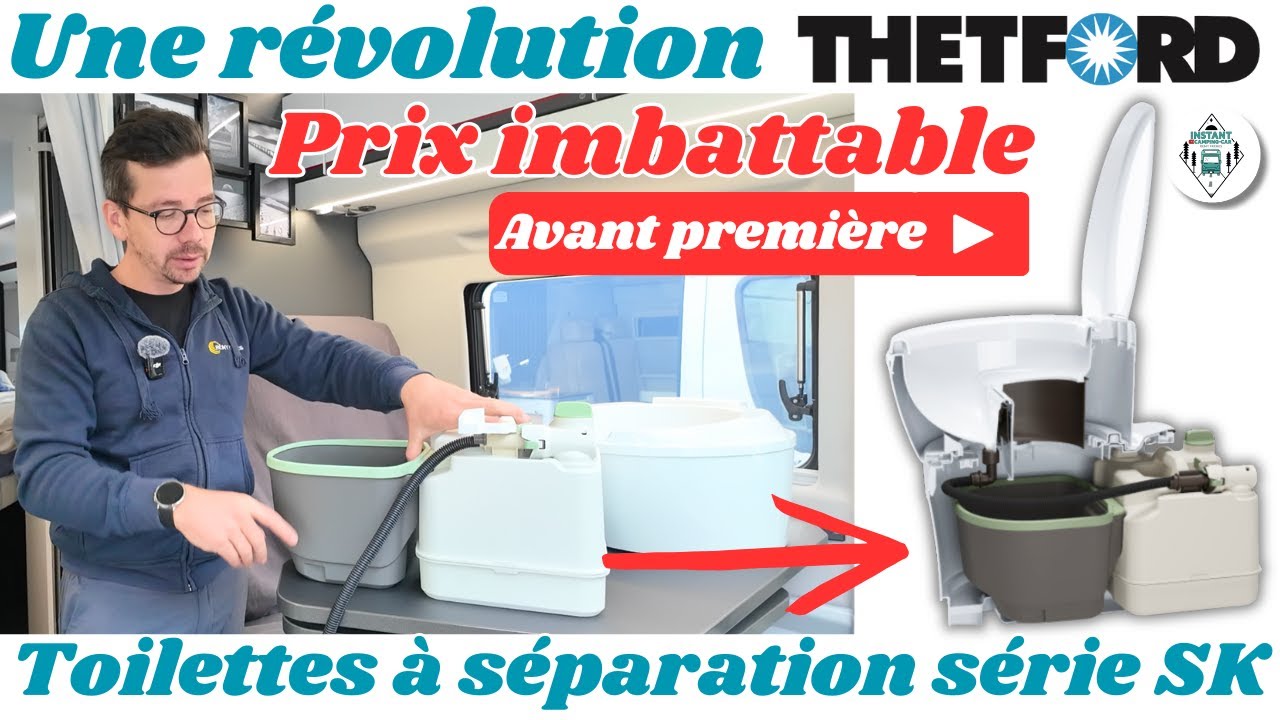 [NOUVEAUTÉ] Kit Thetford SK220 : toilettes à séparation + tuto installation complète + PRIX