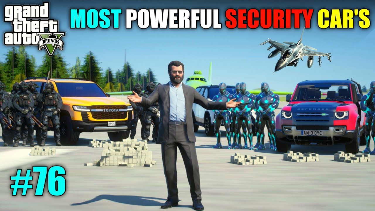 🔥NEXT LEVEL SECURITY ACTION WITH NEW CARS 💥|| GTA 5 GAMEPLAY #76 @TechnoGamerzOfficial