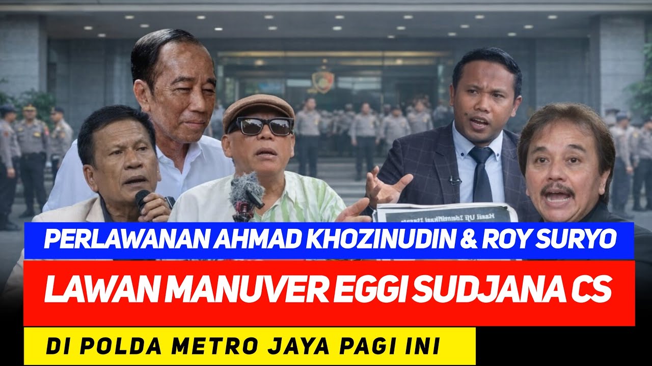 🔴KONFERENSI PERS ROY & AHMAD KHOZINUDIN DI POLDA METRO JAYA❗