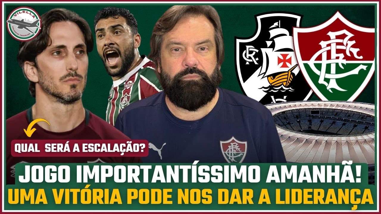 JOGO IMPORTANTÍSSIMO AMANHÃ NO MARACANÃ , QUAL ESCALAÇÃO?