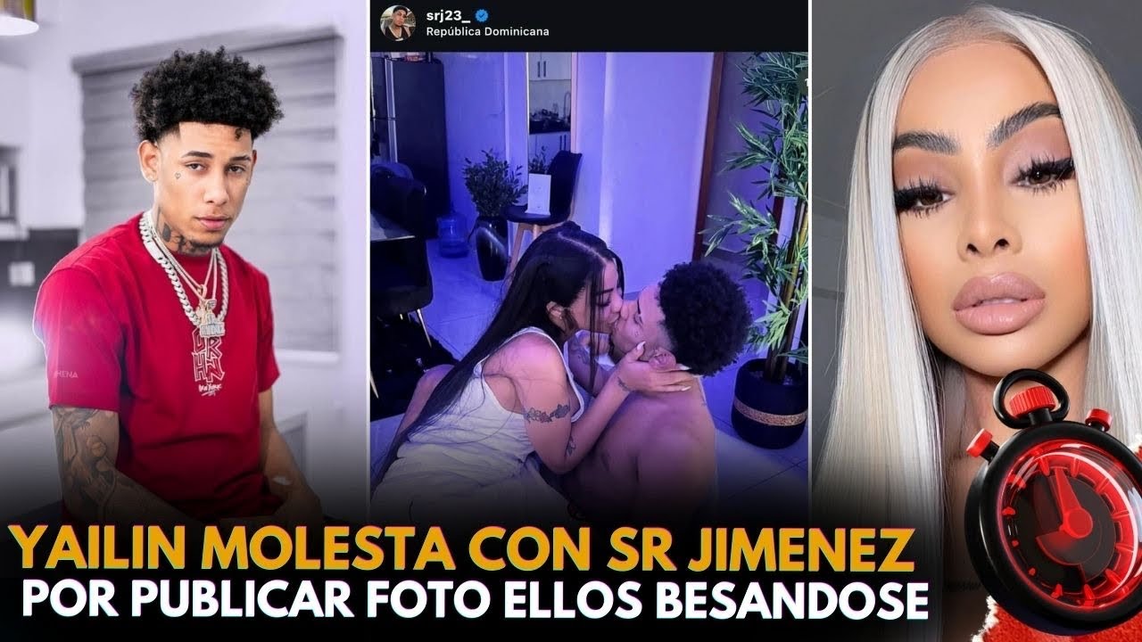 YAILIN M0LEST4 CON SR JIMÉNEZ POR PUBLICAR FOTO COMPROMETEDORA DE ELLOS BESÁNDOSE 