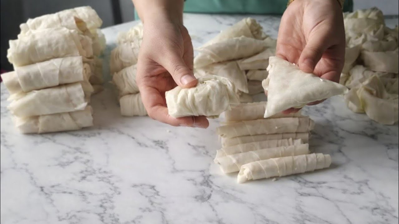 RAMAZAN HAZIRLIĞI ‼️İKİ KİLO YUFKA İLE 💥BEŞ ÇEŞİT TAVUKLU PEYNİRLİ ✅BÖREK TARİFİ