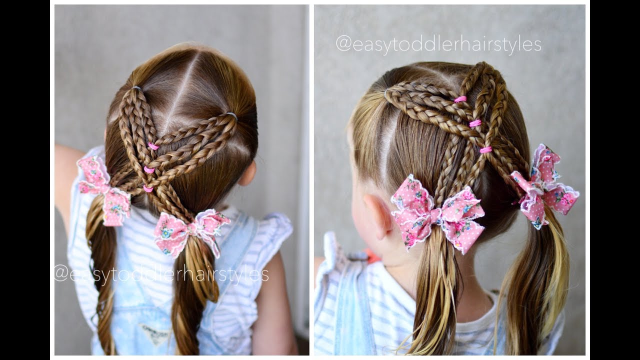 Braided X Pigtail Hairstyle