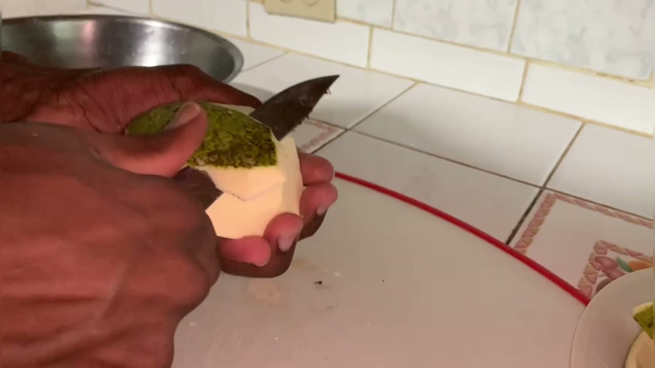 How to peel a Breadfruit | Breadfruit Recipe | #shorts | Chef Andre Davy