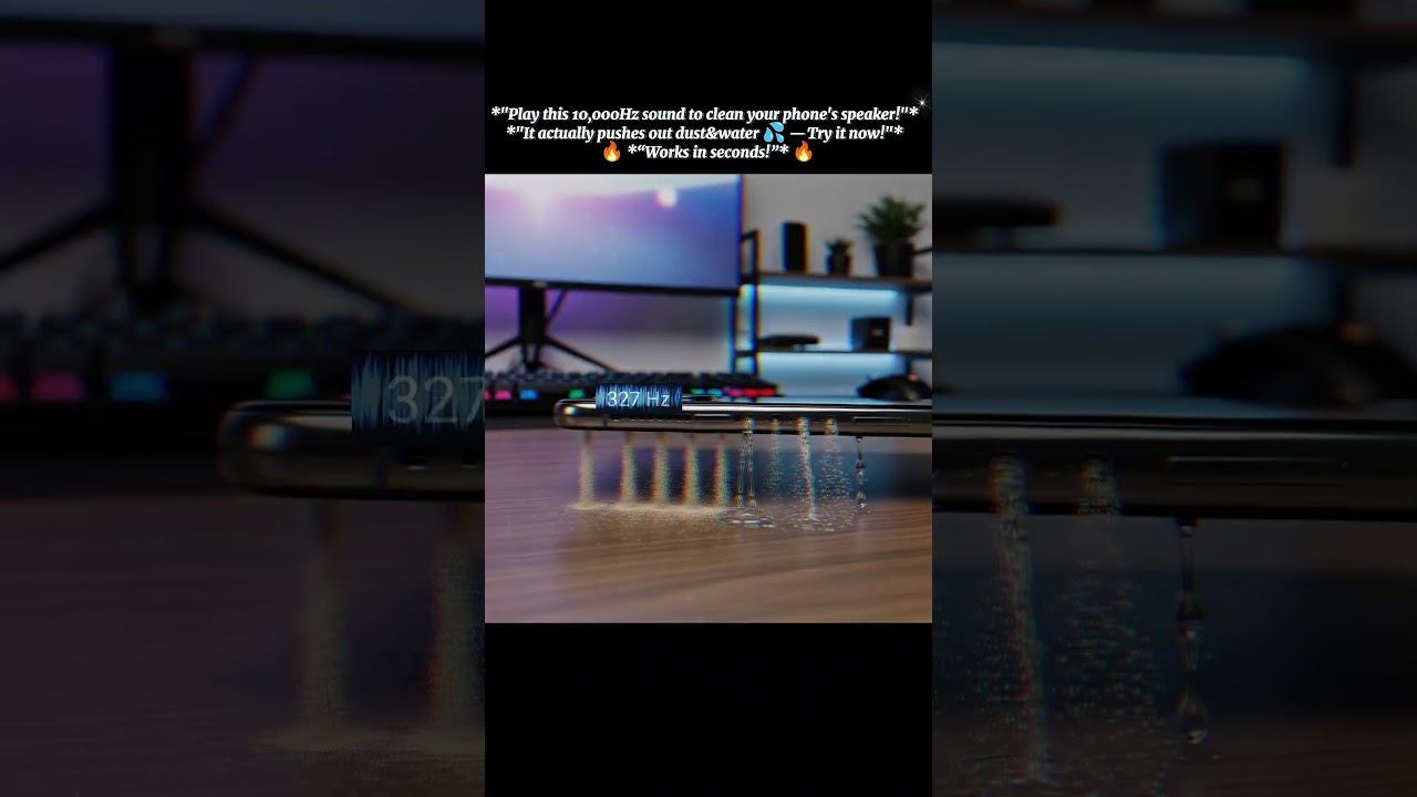 Clean Your Phone Speaker Instantly Speaker Dust & Water Out in Seconds  Boost Phone Volume #ytshorts