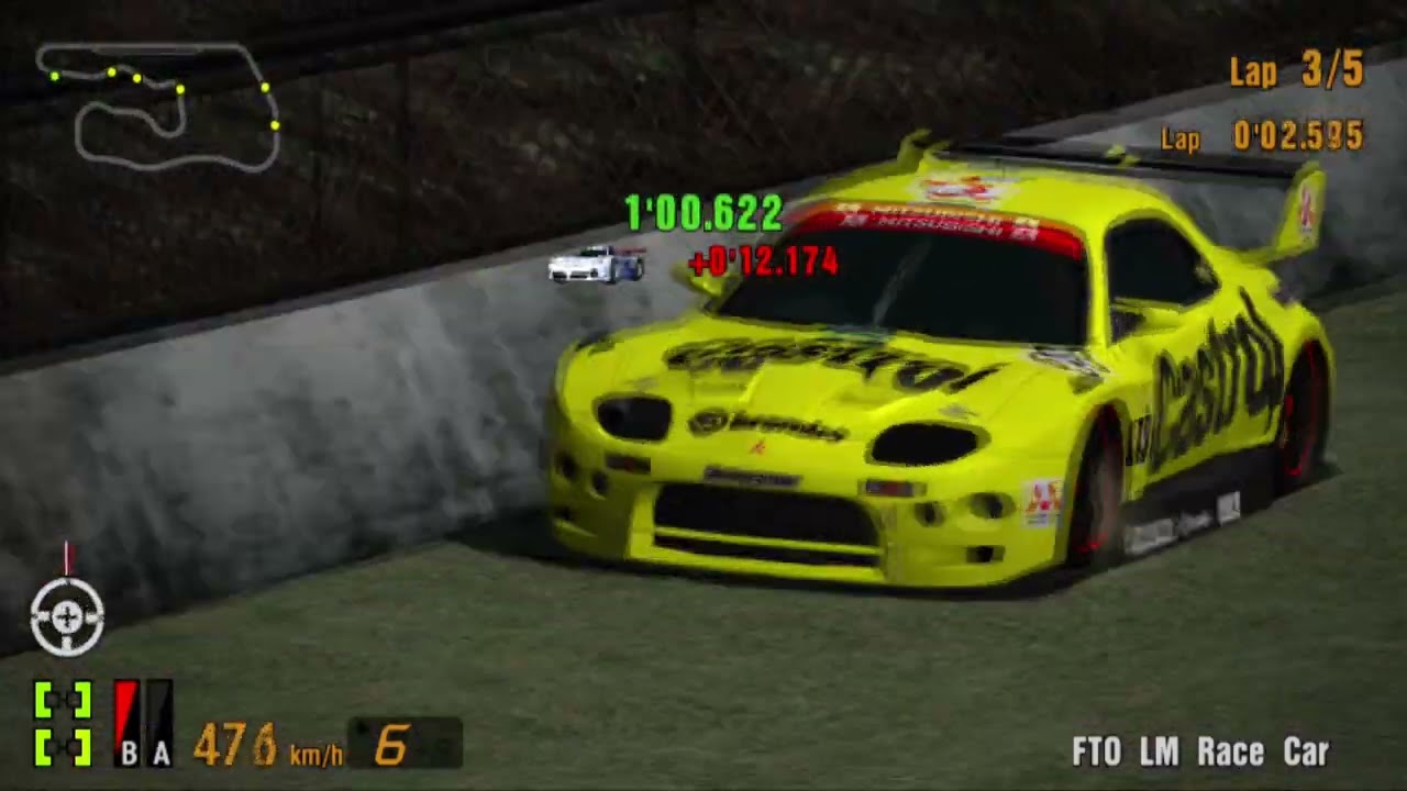 Race cars with -5 Drag - Gran Turismo 3