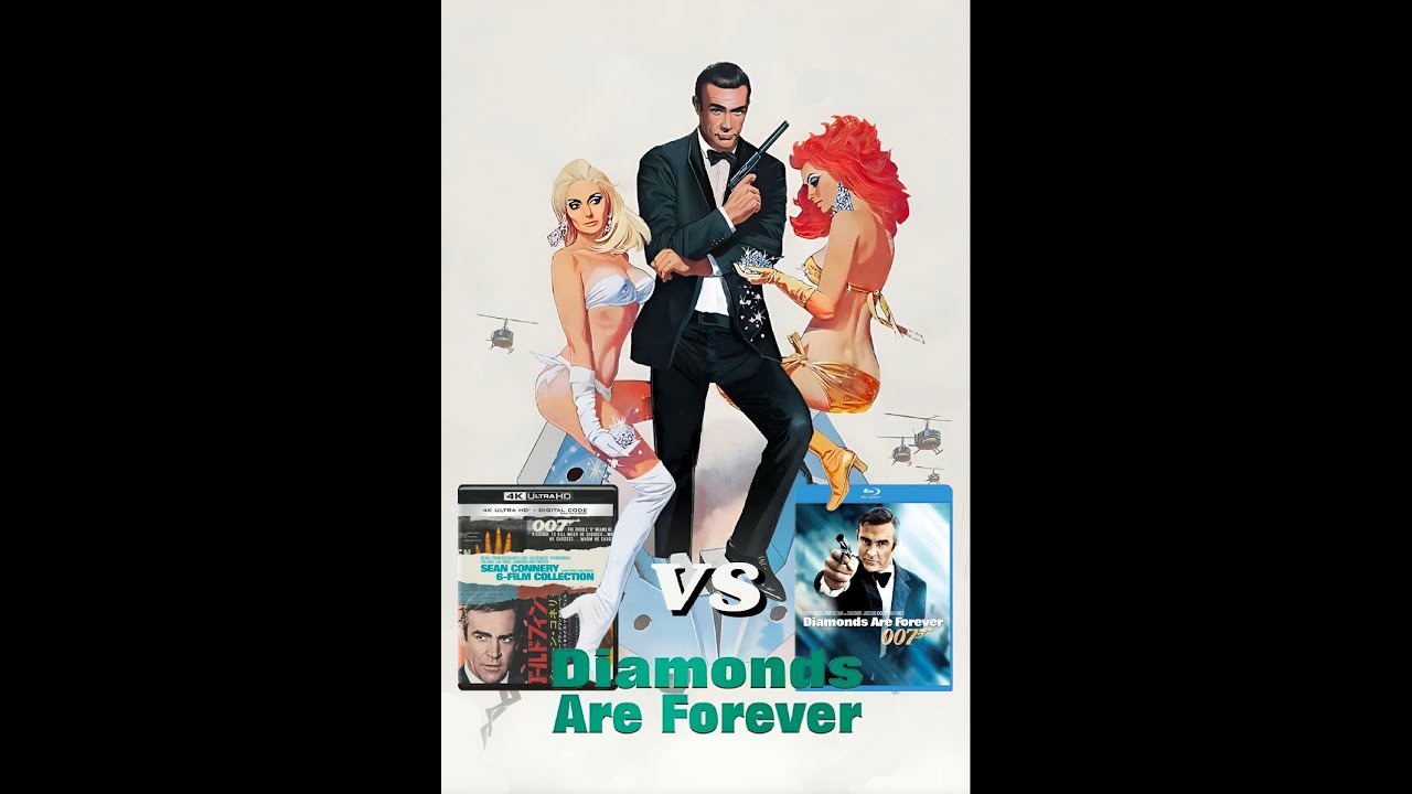 ▶ Comparison of 007: James Bond - Sean Connery 6 Film Collection 4K DI HDR10 vs 2012 Edition