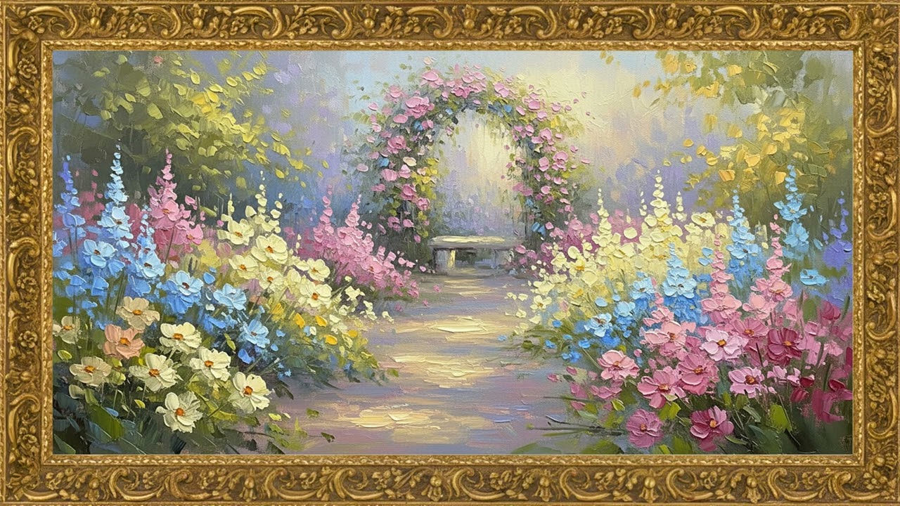 Fine Art TV Mode | 2 Hour Timeless Oil Canvas 4K