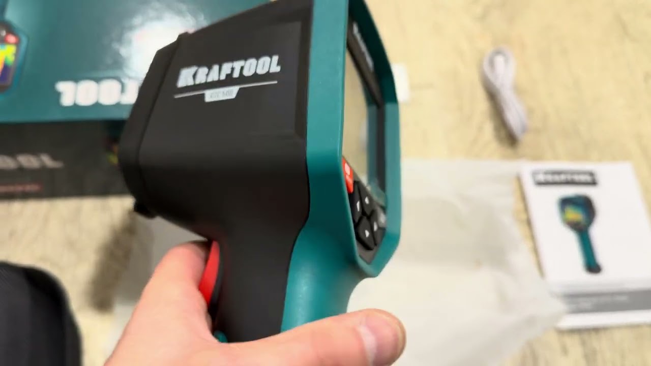 Тепловизор KRAFTOOL GTC 500, передача данных USB-С, Wi-Fi,Li-on 26650, 3.7 В,5000 мА/ч,Артикул:45751
