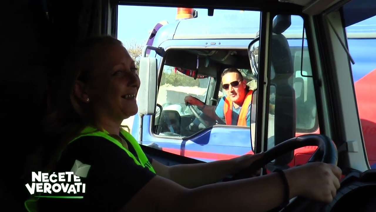 NEĆETE VEROVATI - Žena kamiondžija
