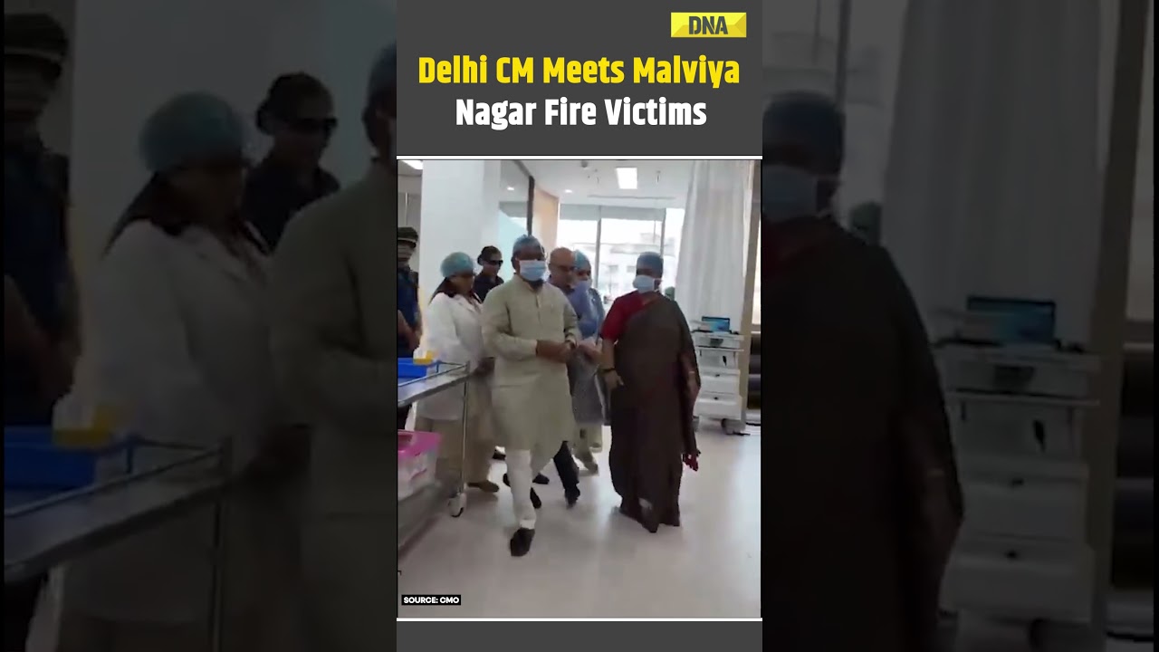Delhi News: CM Rekha Gupta Met Injured Victims Of Malviya Nagar Fire Tragedy