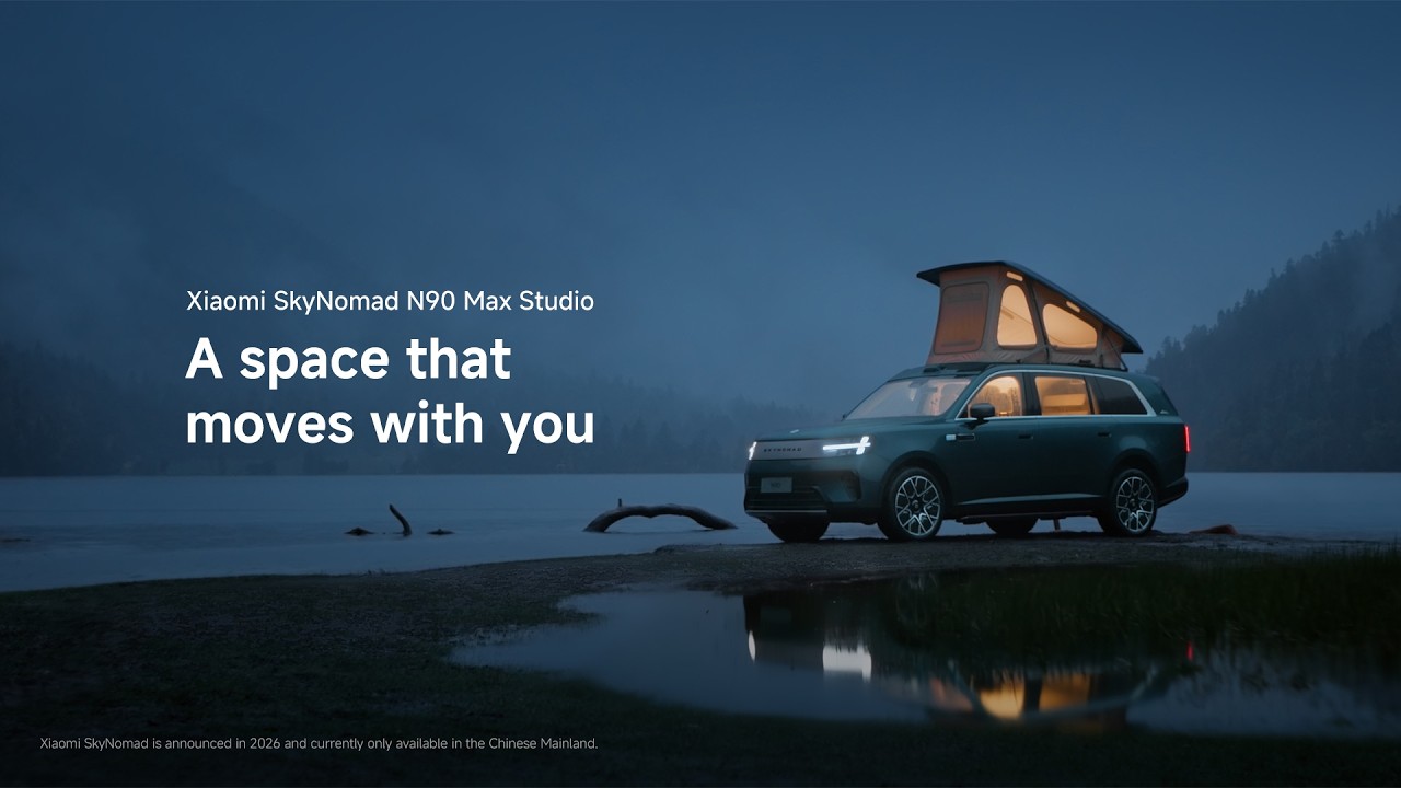 Xiaomi SkyNomad N90 Max Studio, a space that moves with you.