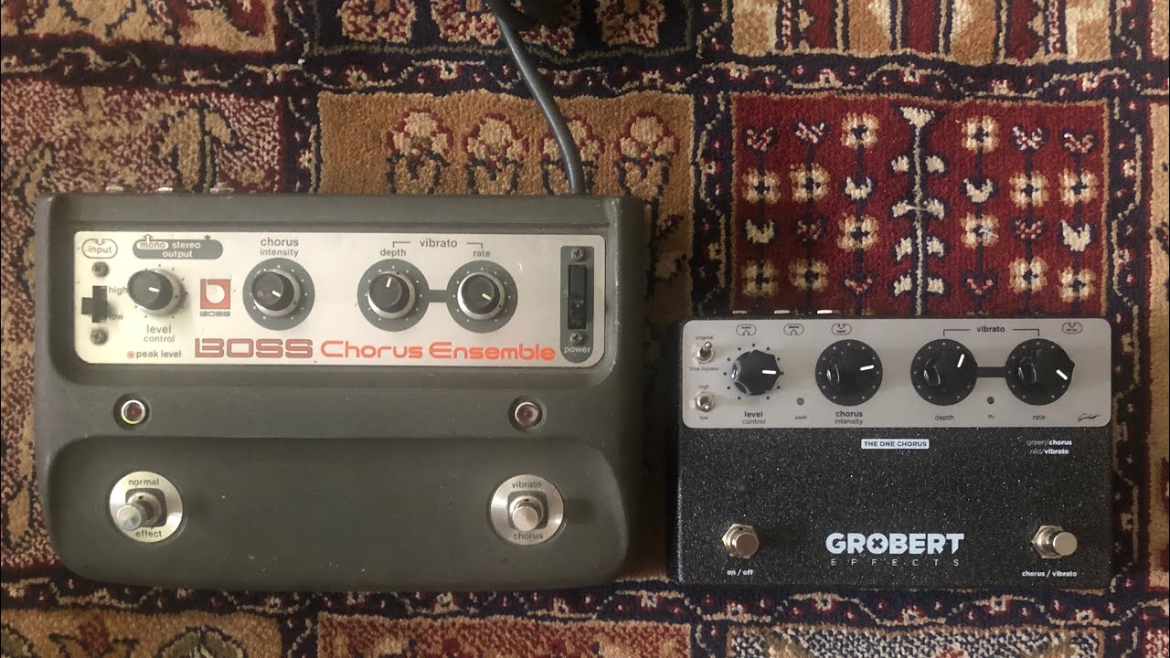 Boss CE-1 vs. GROBERT Effects THE ONE Chorus