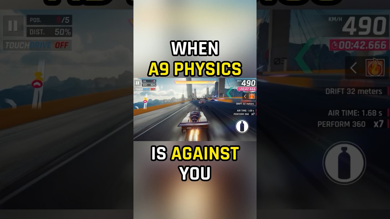 POV: A9 Physics are always WONDERFUL :) #asphalt9 #asphalt9legends #newcar #newupdate