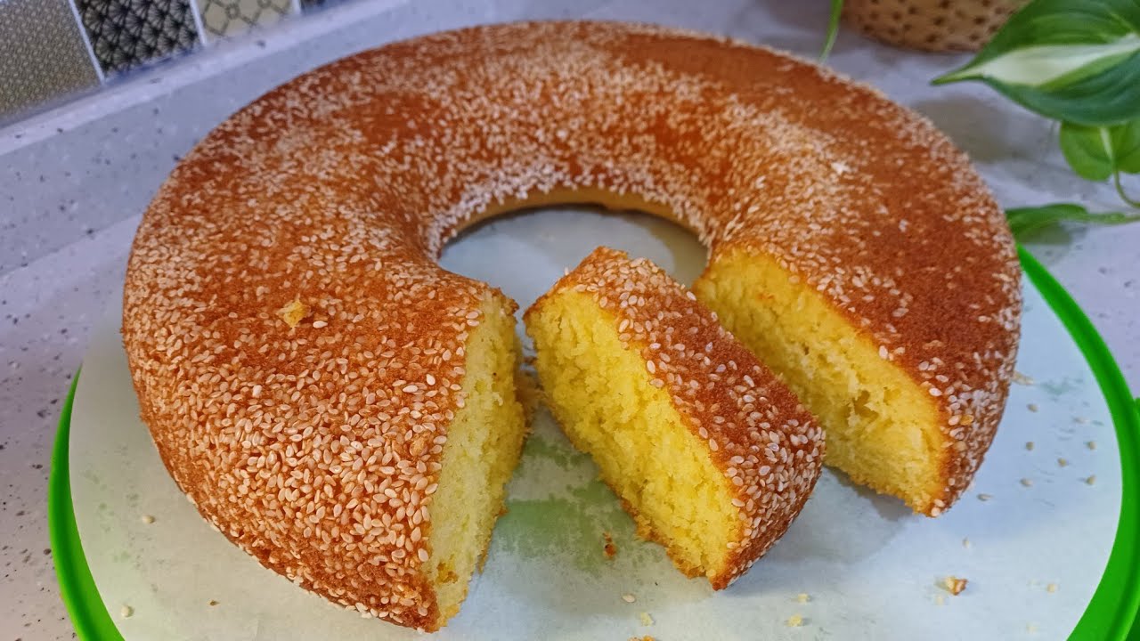 How To Make Gers Ogaily | Traditional Kuwaiti Cake | Cardamom and Saffron Cake