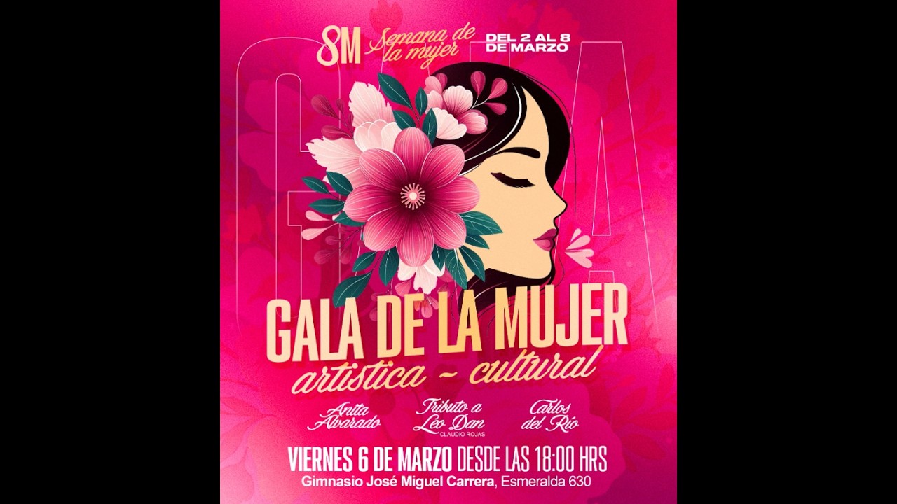Gala de la Mujer En vivo desde el Gimnasio Jose Miguel Carrera