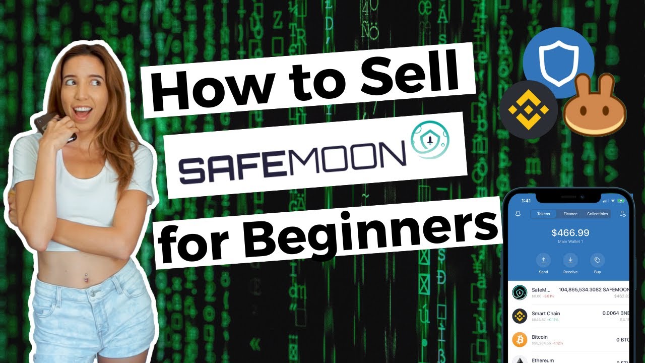 How to Sell SAFEMOON Crypto altcoins Using Trust Wallet, Pancake Swap, Binance US , BNB &  on iPhone