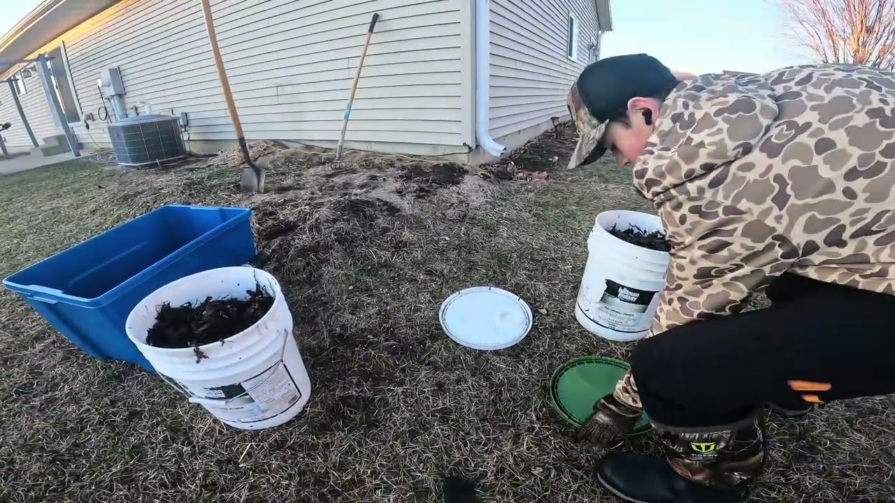 Garden work 1/5/26, trying something new this year!