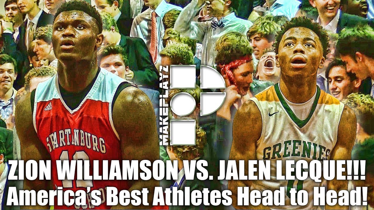 Zion Williamson vs. Jalen Lecque! Top Athletes in the Country Battle it Out!!!