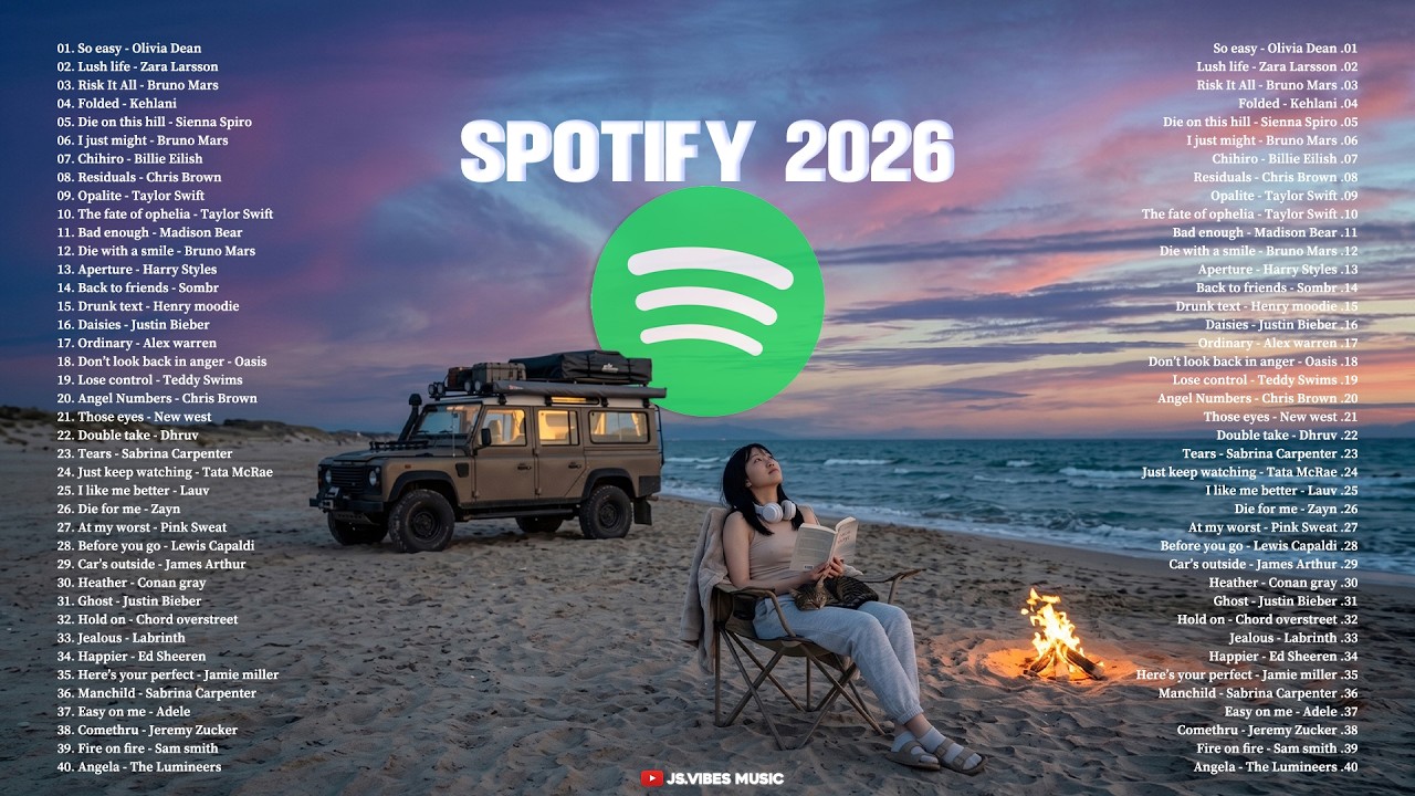 🤍Best Trending Music Spotify 2026🎧|| Latest Healing English Songs -- Slow Acoustic Hits Music 2026