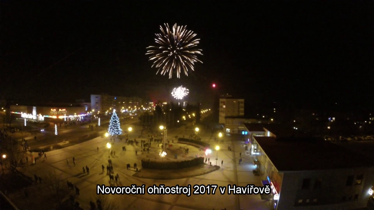 Havířov: Novoroční ohňostroj 2017