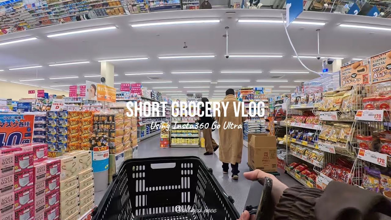 Grocery in Japan | Insta360 Go Ultra POV | Short vlog