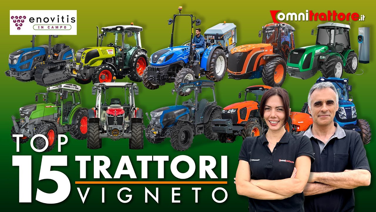 Top 10 Trattori da Vigneto 2025 🍇 | Speciale Enovitis in Campo con OmniTrattore.it