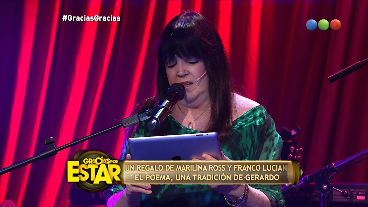 &Uacute;ltimo Programa, Gerardo Roz&iacute;n, Marilina Ross - Gracias Por Venir
