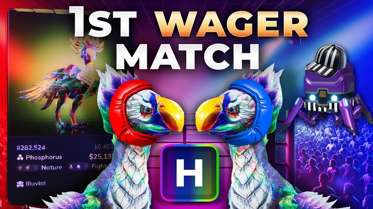 illuvium Fight for Eth! First Wager match for a Holo Phosphorus