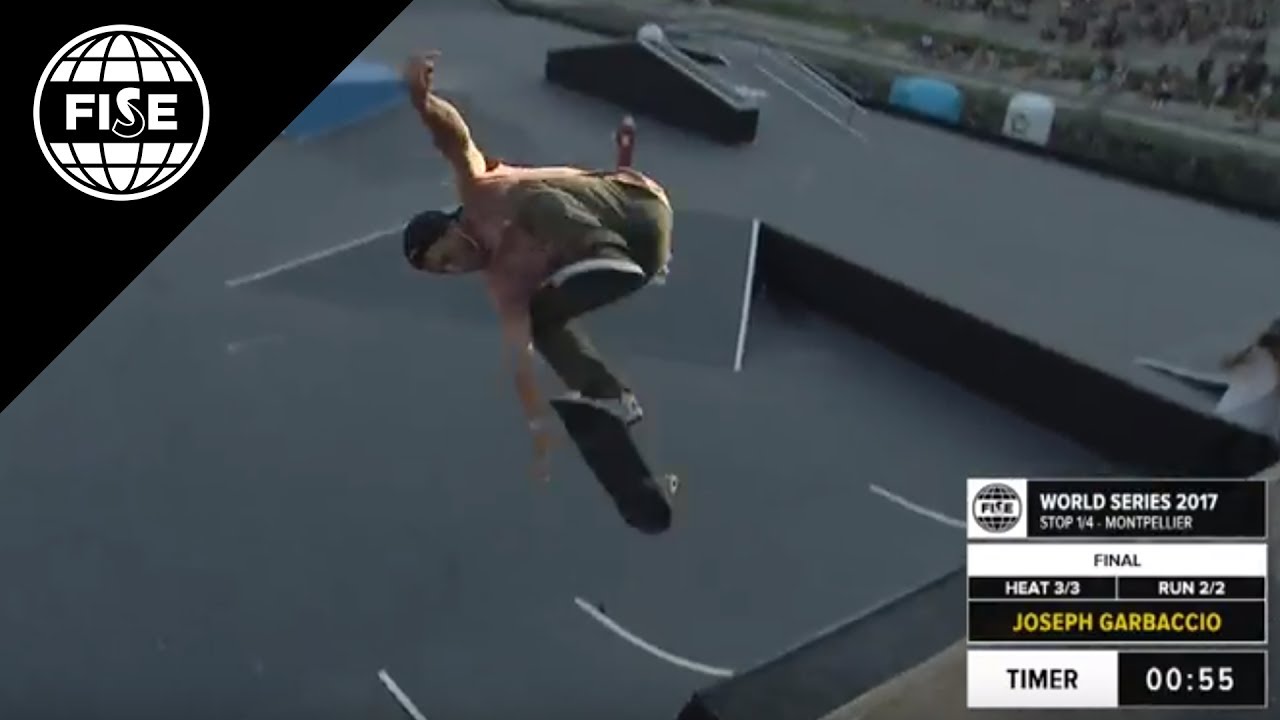 Joseph GARBACCIO 1st Final Skate FISE Montpellier 2017