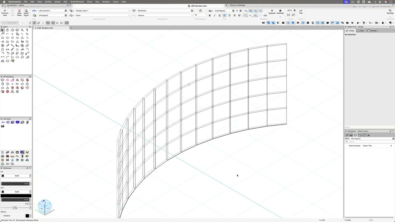 LED Screen Circular Array