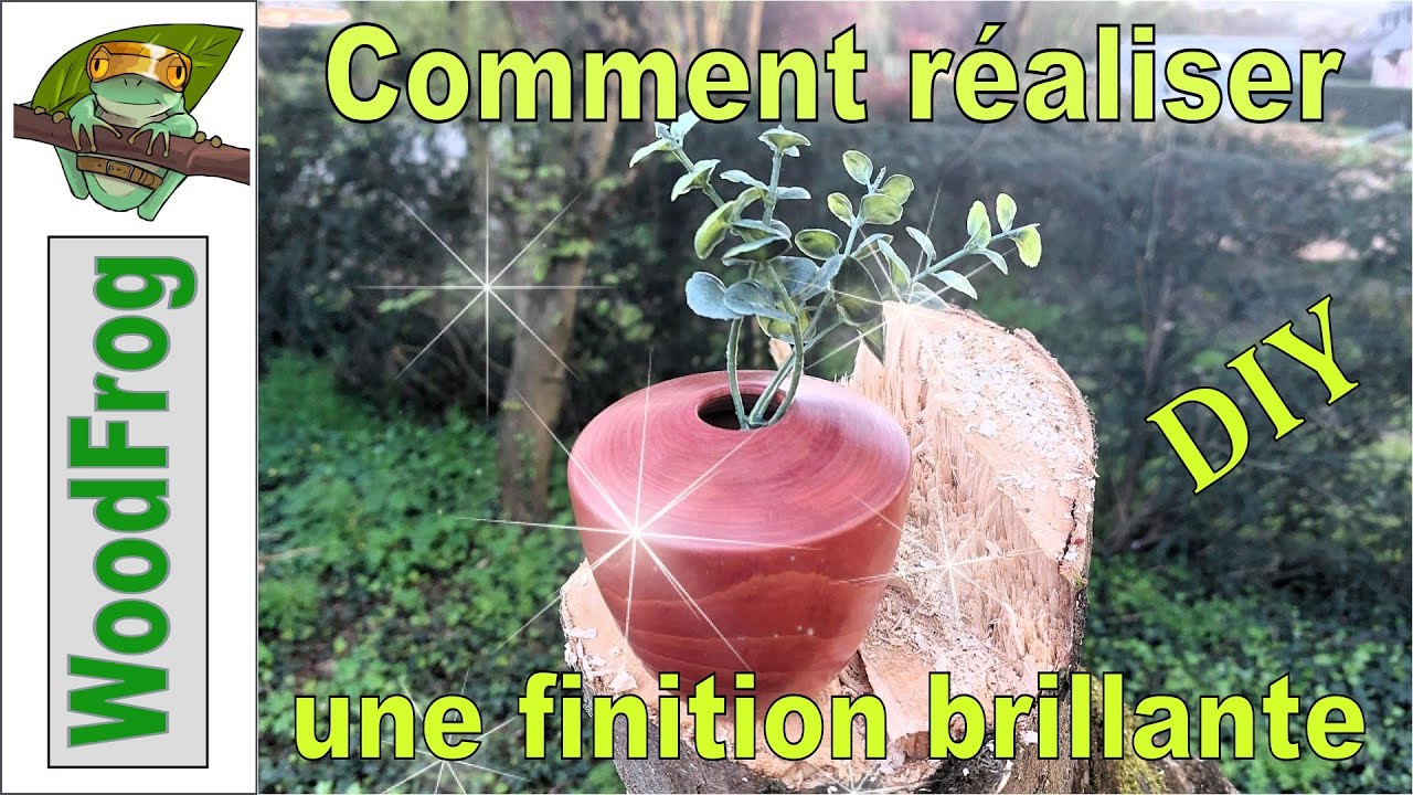 Comment r&eacute;aliser une finition brillante sur du bois et fabriquer une pate &agrave; polir Woodfrog grit