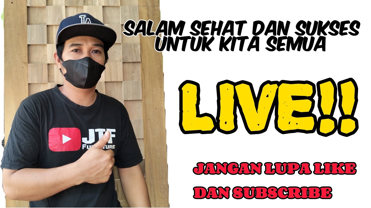 Kodiran 77 sedang live sekarang! Bismillah,, proses pembuatan meja tv