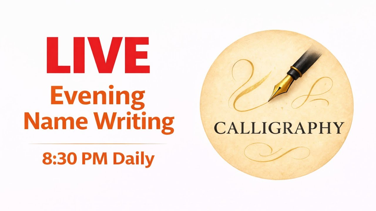 Tonight Live Name Writing ✍️ | Real Pen Writing | 8:30 PM | 19 March
