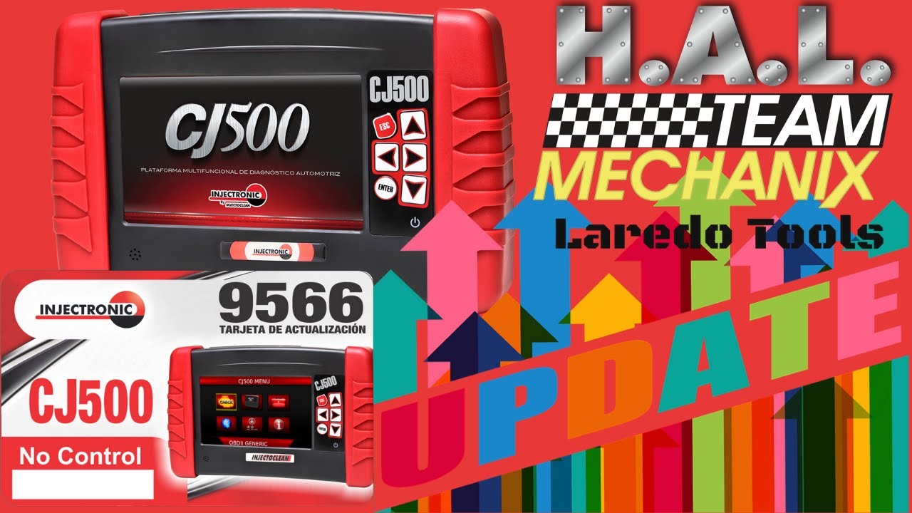 Como actualizar el escaner CJ500, como desbloquear el CJ500 de injectronic.