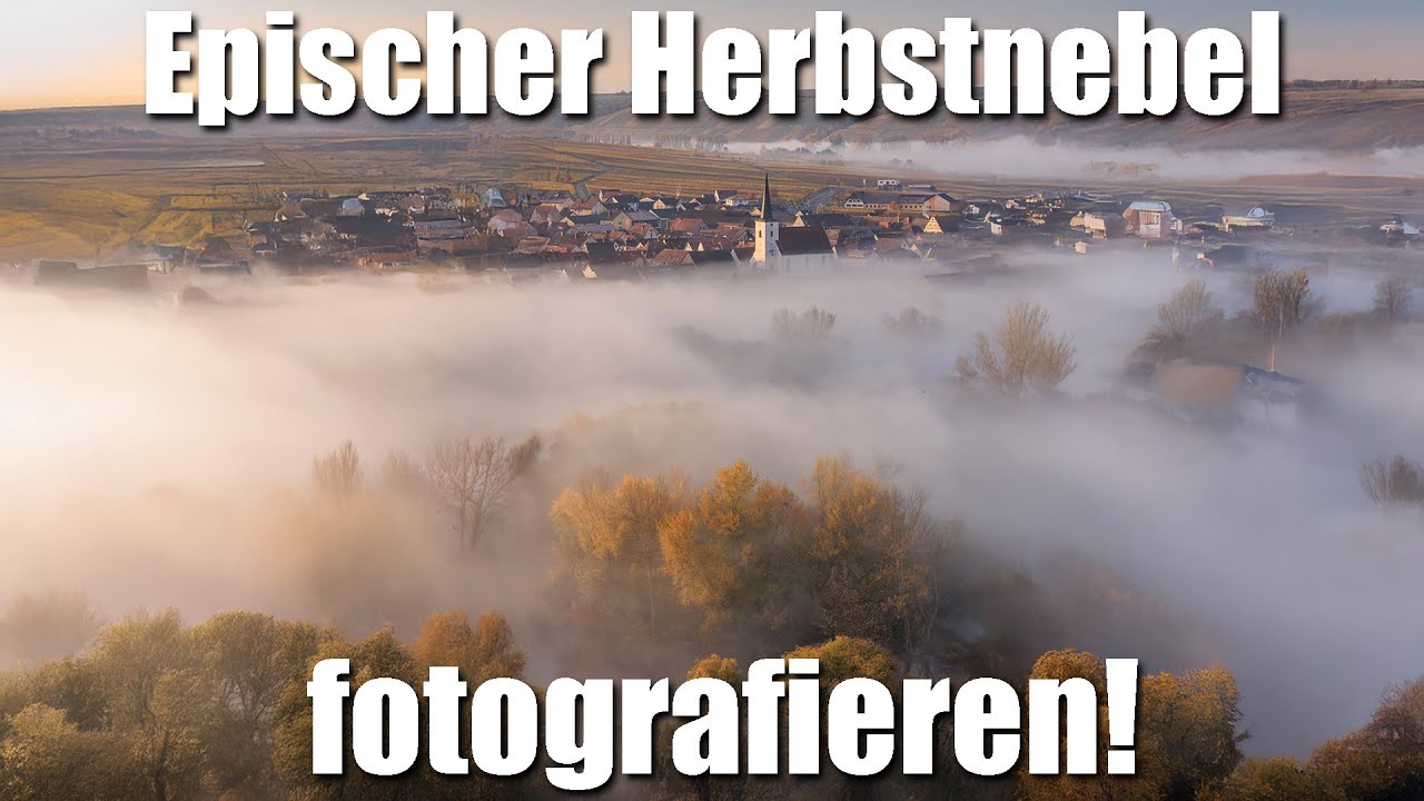 Nebel & Herbst - Besser geht´s in den Weinbergen nicht | Landschaftsfotografie mit Filtern & Drohne