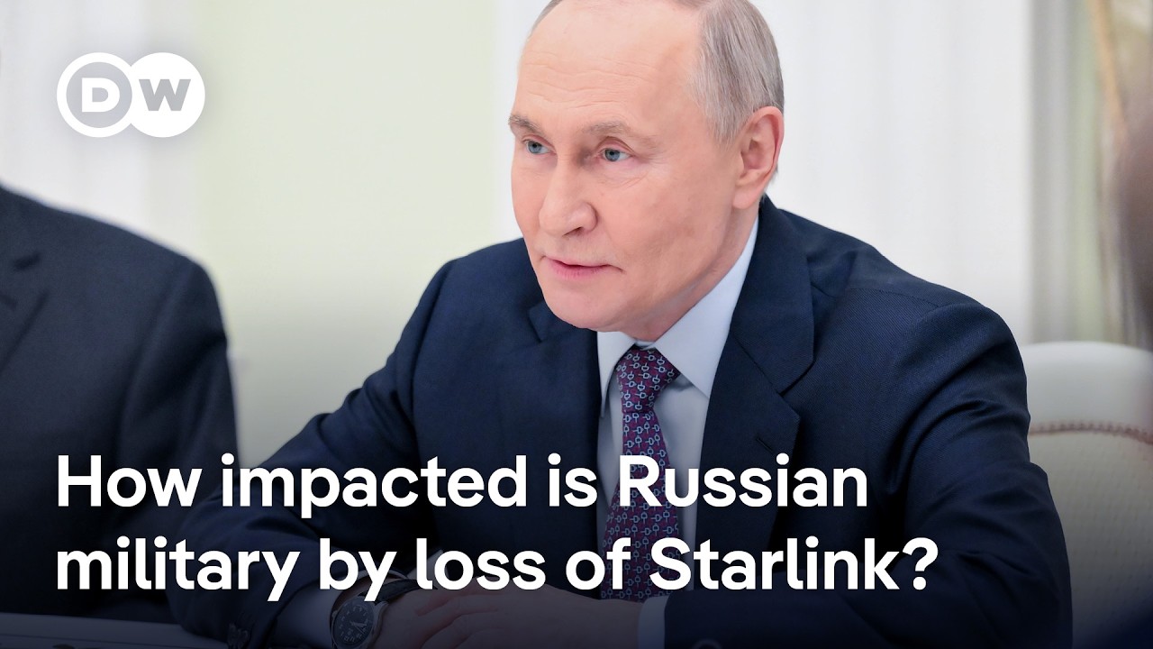 Russia admits Starlink terminals haven't been in use for two weeks | DW News