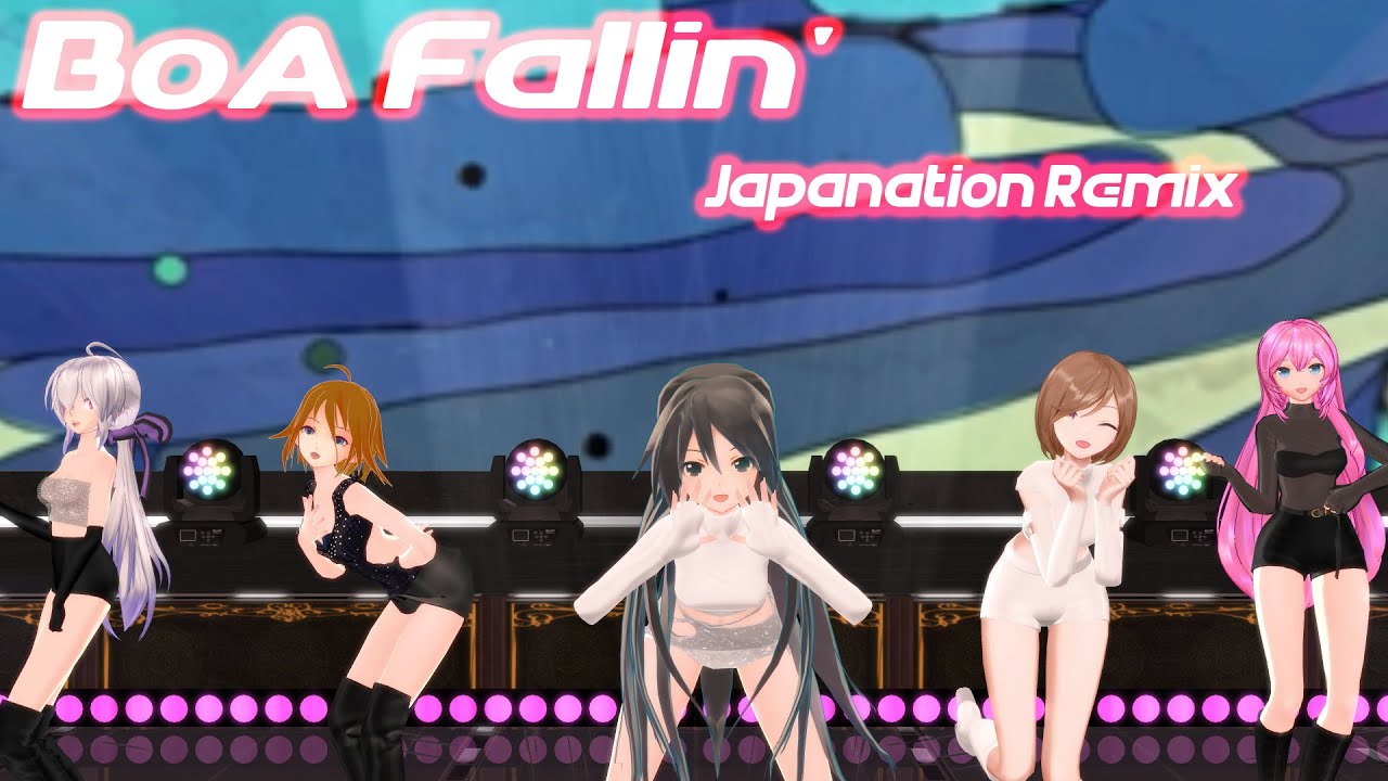 【MMD】BoA Fallin'  Japanation Remix