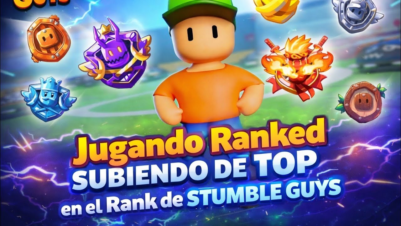 SUBIENDO de TOP en el RANK de STUMBLE GUYS... 🗣️🎮